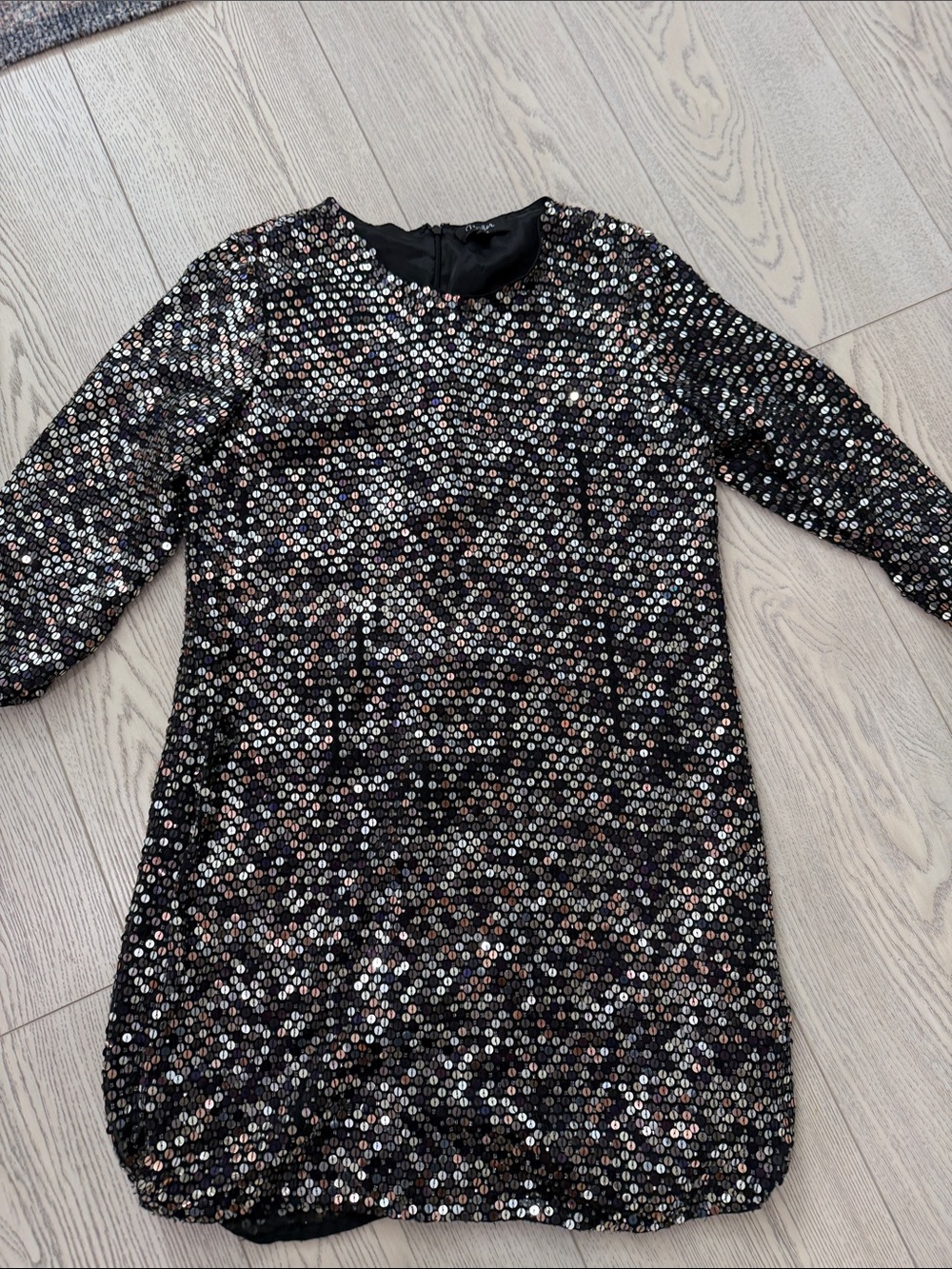 Parker Black Sequin Mini Dress